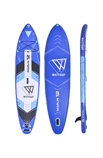 Wattsup Marlin 12’ 0” Sup Board Stand Up Paddle Surf-Board Pagaie Isup 365cm 