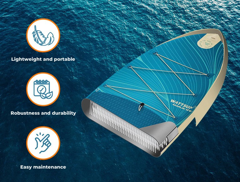 FEATH-R-Lite Planche de Stand up Paddle Gonflable de 305 cm, idéale