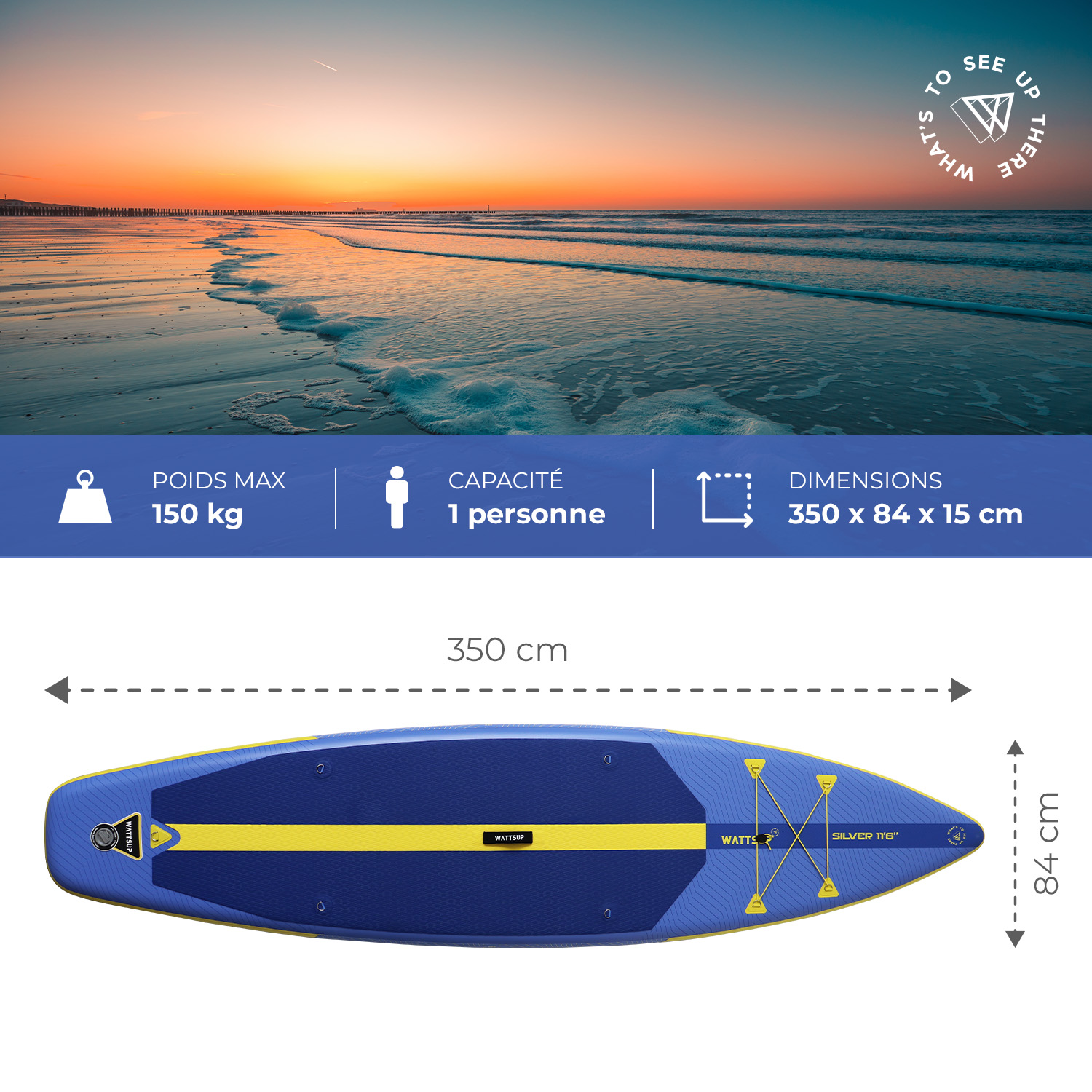 stand up paddle silver