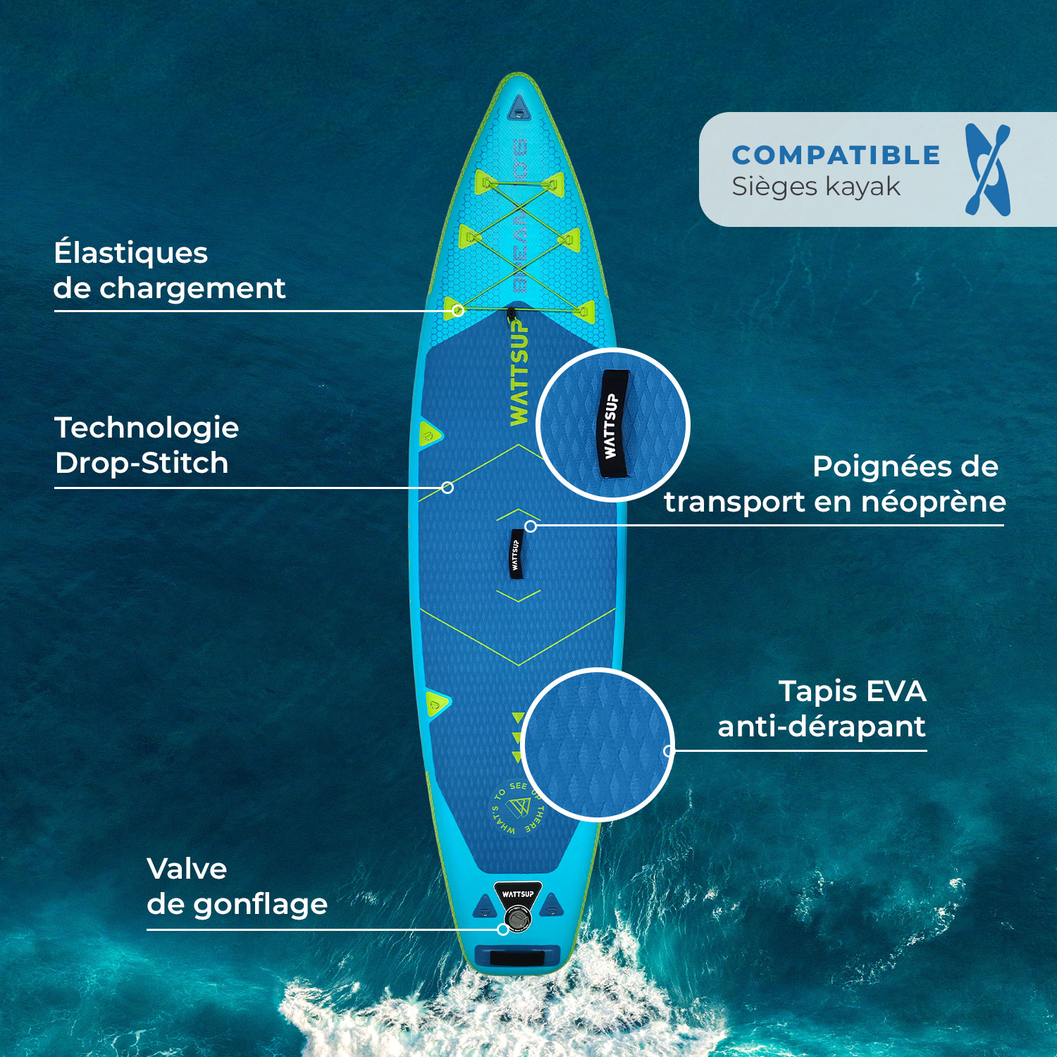 Le siège kayak Bream