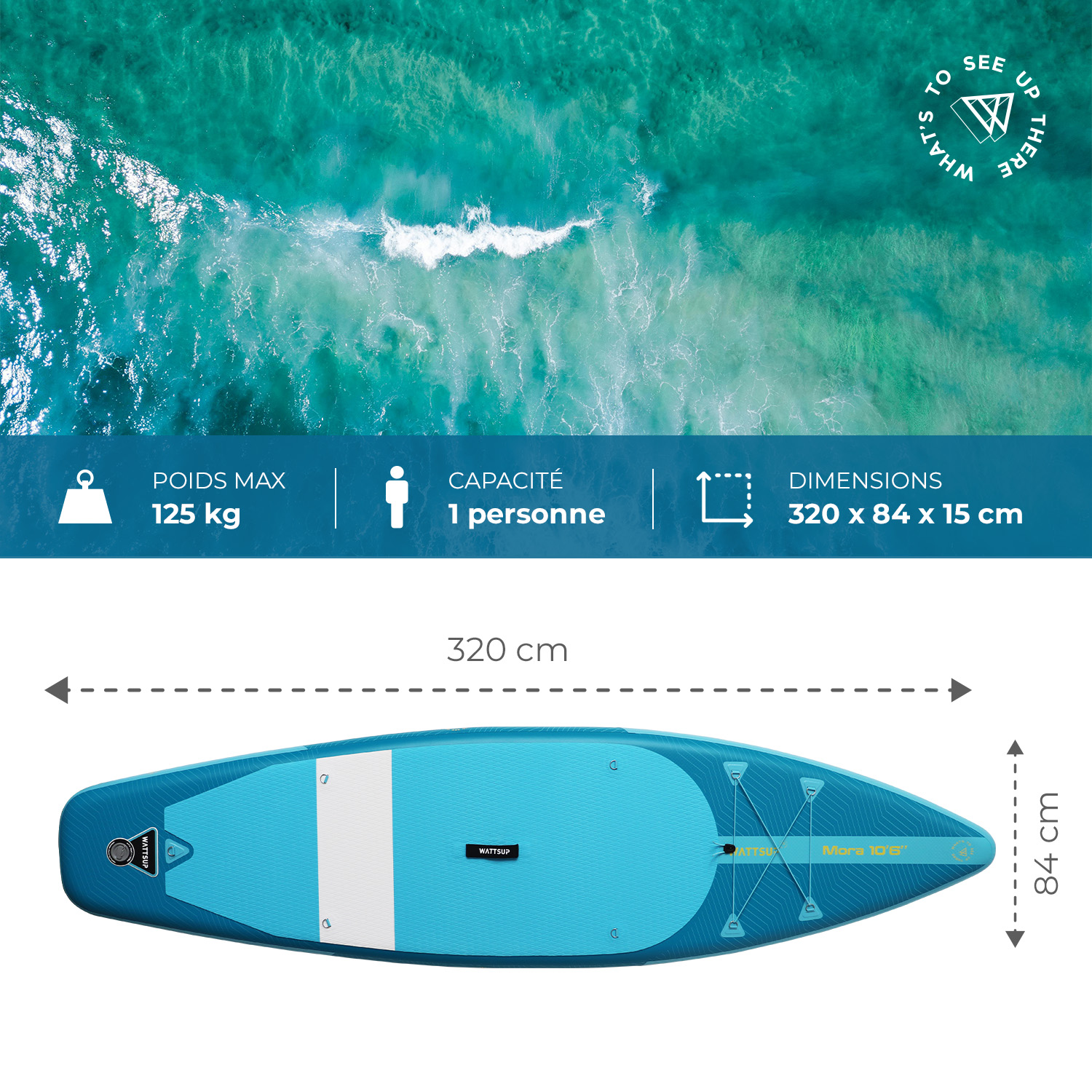 Détails stand up paddle mora