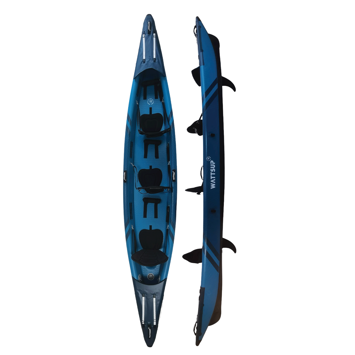 Kayak Gonfiabile Wattsup Torpedo 1 Posto - Dropstitch, 365x72 Cm, Portata 180 Kg